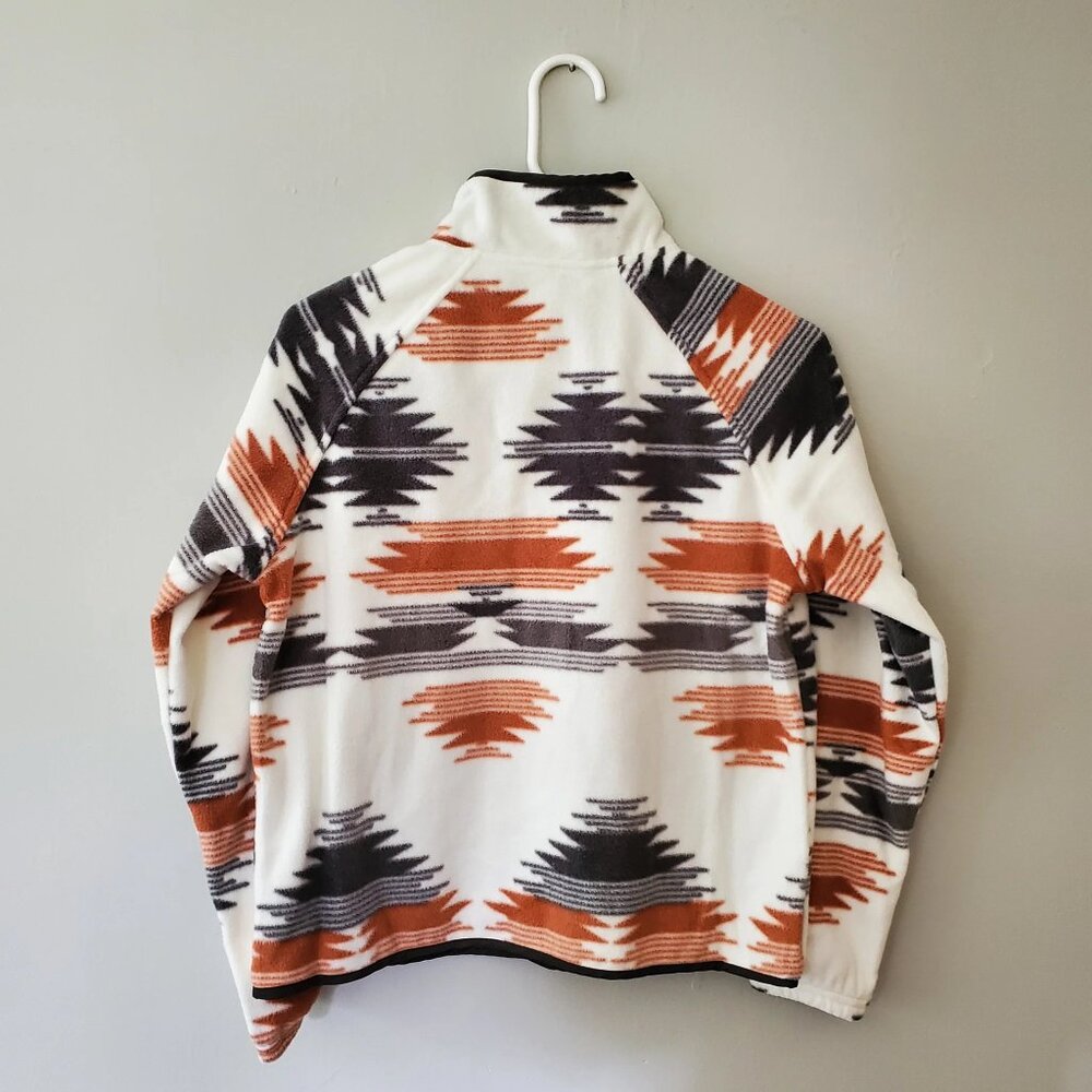 Fleece Snap Button Aztec Jacket - Picture 2 of 4
